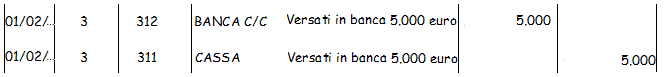 Articolo in partita doppia nel caso di contabilità tenuta al computer